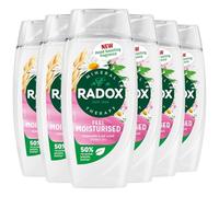 Radox Mineral Therapy Feel Moisturised Body Wash Shower Gel uniquely blended with chamomile & oat fragrance for an uplifting refreshing shower experience 6x 225ml