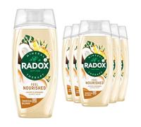 Radox Mineral Therapy Feel Nourished Shower Cream 225ml, 6 Pack - Moisturising Body Wash with Natural Minerals, Nourishing Skincare Formula for Soft Smooth Skin, Daily Use