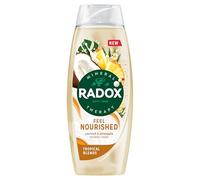 Radox Mineral Therapy Feel Nourished Shower Cream Body Wash uniquely blended with minerals, herbs and a coconut & pineapple scent for a mood-boosting experience 450 ml