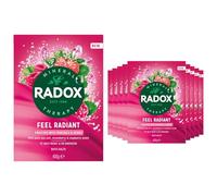 Radox Mineral Therapy Feel Radiant Bath Salts 400g, 12 Pack - Relaxing Stress Relief Soak, Soothing Mineral Bath for Muscle Relaxation, Unwind After Work, Home Spa Care