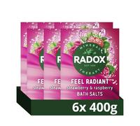 Radox Mineral Therapy Feel Radiant Bath Salts 6x 400 g