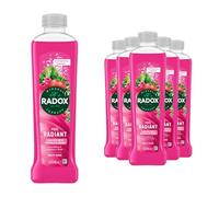 Radox Mineral Therapy Feel Radiant Bath Soak 500ml, 6 Pack - Relaxing Bath Soak with Minerals, Stress Relief Formula, Soothing Bath Care for Daily Relaxation and Refreshing Skin