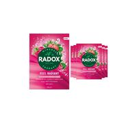 Radox Mineral Therapy Feel Radiant Bath Salts 400g, 6 Pack - Relaxing Stress Relief Soak, Soothing Mineral Bath for Muscle Relaxation, Unwind After Work, Home Spa Care