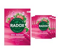 Radox Mineral Therapy Feel Radiant Bath Salts 400g, 6 Pack - Relaxing Stress Relief Soak, Soothing Mineral Bath for Muscle Relaxation, Unwind After Work, Home Spa Care