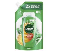 Radox Mineral Therapy 'Shower Gel' Refill Pouch Feel Refreshed 500ml, 3Pk in Green Radox Green