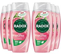 Radox Mineral Therapy Feel Uplifted Shower Gel with Grapefruit & Ginger Scent - 675 ml (Pack of 6)