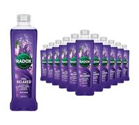 Radox Mineral Therapy Muscle Bath Soak Bubble Bath 500 ml, Bulk Buy (Pack of 12, Lavender and Waterlily)
