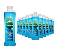 Radox Mineral Therapy Muscle Bath Soak Bubble Bath 500 ml, Bulk Buy (Pack of 12, Sage and Sea Minerals)