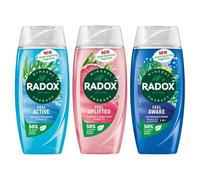 Radox Mineral Therapy Shower Gel Bundle 3 x 225ml with Mood Boosting Fragrance | Nourishing Body Wash with Aromatherapeutic Scents | Herbs Body Wash for Men and Women