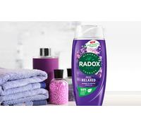 Radox Mineral Therapy Shower Gel with Mood-Boosting Fragrance: Feel Active with Sea Salt & Lemongrass/Three