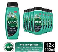 Radox Mineral Therapy ShowerGel Feel Refreshed, Feel Uplifted or FeelAwake,450ml