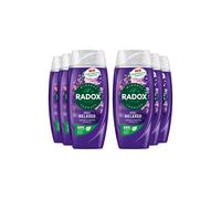 Radox 'shower Gel' Feel Relaxed With Lovender & Waterlily, 6 X 225Ml In Purple Purple One Size