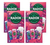 Radox Shower Gel Gift Set Bundle Feel Uplifted, Feel Relaxed, Feel Radiant & Feel Awake - Refreshing, Invigorating & Relaxing Body Wash Collection for All Skin Types