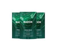 Radox Women's 'Bath Salts' Detoxed or Muscle Relax Bath Therapy, 3 Pack, 900g in White