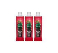 Radox Women's 'Bath Soak' 100% Nature Inspired Fragrances, Muscle Therapy, 3x 500ml in Red Radox Red