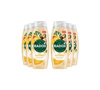 Radox Women's Mineral Therapy Feel Restored 'Shower Cream' with Cocoa Butter 450ml, 6 Pack in Yellow Radox Yellow