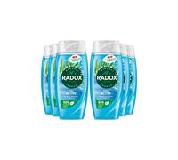 Radox Women's 'Shower Gel' Feel Active with Sea Salt & Lemongrass, 6 x 225ml in Blue Radox Blue
