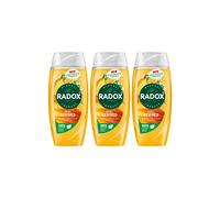 Radox Women's 'Shower Gel' Feel Revived with Mandarin & apricot Scent, 3 x 225ml in Yellow Radox Yellow