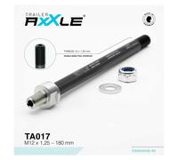 Radoxx M12x1.25 180 Mm Through Axle One Size Black / Silver
