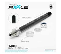Radoxx M12x1.5 223-229 Mm Through Axle One Size Black / Silver