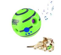 Radsocken Dogs Giggle Balls, 11cm Interactive Dog Ball Toy, 5inch Dog Squeaky Toys with Unique Sounds Dental Health Chew Toy for Dog Puppy Training