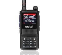 Radtel RT-470L 5W 6 Bands Ham Two Way Radio Station 256CH Air Band Walkie Talkie NOAA LCD Color Police Scanner Aviation