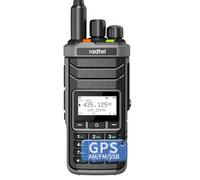 Radtel RT-860G GPS Version Multi Band Ham Radio HF UHF VHF Dual Band with AM USB LSB CW CB LW MW SW SSB Reception, 1024 Channels, 2000mAh Battery, Type-C Charging