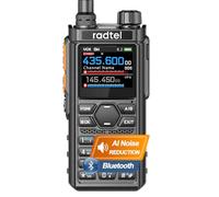 Radtel RT-910B 5W UHF VHF Dual Band Two Way Radio with Air Band Receiver 6 Meter Ham Radio Bluetooth Programmable Walkie Talkie TypeC Rechargeable VOX Hands Free Handheld Radio for Vehicle and Outdoor