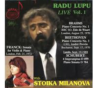 Radu Lupu; BBC Symphony Orchestra; Stoika Milanova; London Symphony Orchestra; Edo de Waart; Andre Previn - Radu Lupu: Live, Vol. 1
