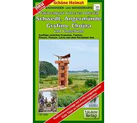 Radwander- und Wanderkarte Nationalpark Unteres Odertal. Schwedt, Angermünde, Gryfino, Chojna und Umgebung 1:50 000: Ausflüge zwischen Gramzow, ... Gartz und dem Parsteiner See. Maßstab 1:50000