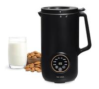 Rae Dunn 8-in-1 Nut & Plant Milk Maker - Almond, Oat, Soy & More - 800ml Cold / 700ml Hot - Automatic, Delay Start, Self-Clean - Includes Stirrer, Measuring Cup & Brush, Black