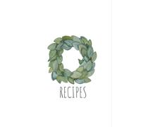 Rae Dunn Inspired Recipe Book: Blank Recipe Book 6x9 110 Page Lined Recipe Book