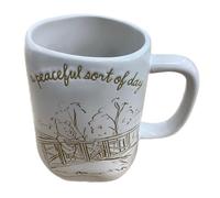 Rae Dunn Winnie & Piglet Coffee Mug, A Peaceful Sort of Day