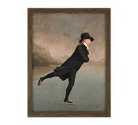 Raeburn Skating Minister Duddingston Painting Artwork Framed Wall Art Print 18X24 Inch