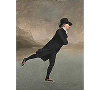 Raeburn Skating Minister Duddingston Painting Unframed Wall Art Print Poster Home Decor Premium