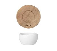 Räder 13754 Pet - Egg Cup with saucer - GUTN - Porcelain 7x7x3 cm Acacia Wood