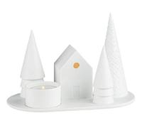 Räder Winter fairy tale candle holder, forest hut