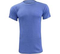 RAEES® Men's Thermal Underwear Set, Half Sleeve Vests, and Long John Bottoms, Warm Winter Thermals, Ideal Base Layer for Cold Weather, Ultra-Soft and Insulated. (Blue (Short Sleeves) Vest, S)