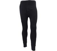 RAEES® Men's Thermal Underwear Set, Half Sleeve Vests, and Long John Bottoms, Warm Winter Thermals, Ideal Base Layer for Cold Weather, Ultra-Soft. (Black, Meging, L)