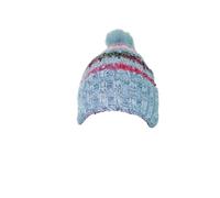 RAEES® Women's & Girls One Size Winter Bobble Hat - Cozy Knitted Beanie with Faux Fur Pom Pom, Thermal Fleece-Lined for Ultimate Warmth, Durable & Soft (UK, Alpha, One Size, Grey)