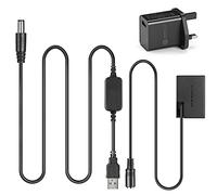Raeisusp USB Cable ACK-E18 + DR-E18 LP-E17 DC Coupler + QC3.0 USB Adapter for Canon EOS 750D Kiss X8i T7i T6i 760D T6S 77D 800D 200D Rebel SL2 SL3 R8 R10 R50