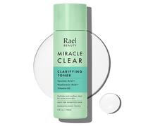 Rael Miracle Clear Clarifying Face Toner, Pore-Refining Skincare (150ml) | Korean Skincare, for Acne Prone & Oily Skin, Moisturizing & Oil Control, Vitamin B5, Fragrance Free, Vegan & Cruelty Free