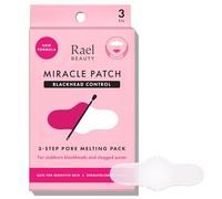 Rael Miracle Patch Pore Melting Pack - Blackhead Remover with Witch Hazel & Salicylic Acid, Nose Strips, 3 Step Kit w/Extractor Tool, Dermatologist Tested, Vegan, Cruelty Free (3 Count)