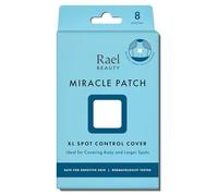 Rael Pimple Patches, Miracle XL Spot Control Cover - Extra Large Size for Back and Body, Korean Skincare, Hydrocolloid Acne Spot Treatment Patch, Vegan & Cruelty Free (8 Count)