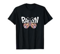Raelyn Butterfly - Personalized Cute Name Word Art T-Shirt