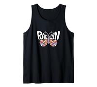 Raelyn Butterfly - Personalized Cute Name Word Art Tank Top