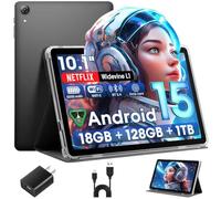 Raemond Android Tablet High Performance, 18GB RAM 128GB ROM, 10 Inch Tablets with 1280 * 800 IPS HD Touchscreen, Octa-Core Processor, 1TB Expandable, Dual Camera,6000mAh, GPS