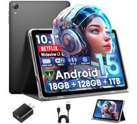 Raemond Android Tablet High Performance, 18GB RAM 128GB ROM, 10 Inch Tablets with 1280 * 800 IPS HD Touchscreen, Octa-Core Processor, 1TB Expandable, Dual Camera,6000mAh, GPS