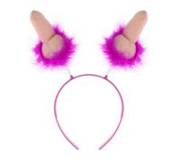 Raenseen Bachelorette Gift Willy Shaped Headband Bride To Be Hen Party Boppers Rose Red One Size