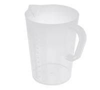 Raenseen Plastic Pitcher Jug Measuring Cup Food Grade with/Without Lid for Cold Drinks Ice Tea Beer Transparent 2000ml